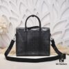 Dior Latest Men's Briefcase/Handbag from Official Counter - Hit the Road Series, Black CD Diamond Canvas with Signature Straps, Spacious Design, Model D8009