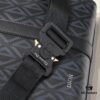 Dior Latest Men's Briefcase/Handbag from Official Counter - Hit the Road Series, Black CD Diamond Canvas with Signature Straps, Spacious Design, Model D8009