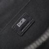 Dior Latest Men's Briefcase/Handbag from Official Counter - Hit the Road Series, Black CD Diamond Canvas with Signature Straps, Spacious Design, Model D8009