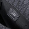 Dior Latest Men's Messenger Bag / Shoulder Bag - Gallop Model D9674 in Black Fabric with Leather Trim