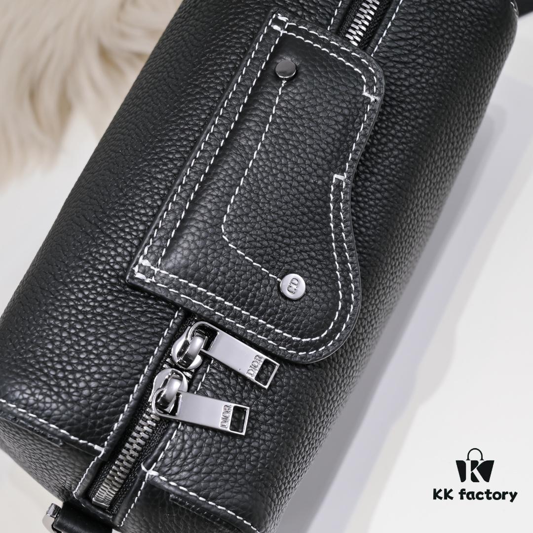 Dior Latest Men's Shoulder Bag - Official Store New Arrival, Website Synchronized, Premium Full-Leather Quality Model D9666