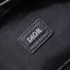 Dior Latest Men's Messenger Bag / Shoulder Bag - Beige and Black Oblique Print, Saffiano Calfskin