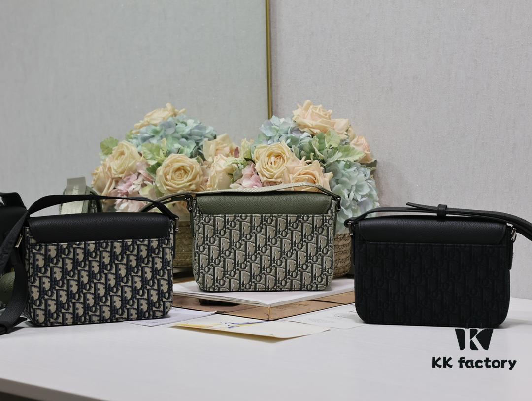 Dior Men's Small Saddle Messenger Bag Available in Three Colors