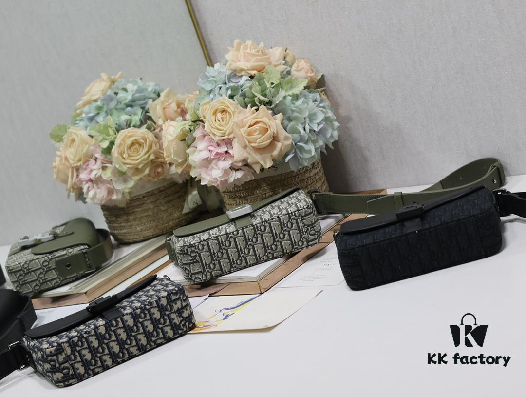 Dior Men's Small Saddle Messenger Bag Available in Three Colors