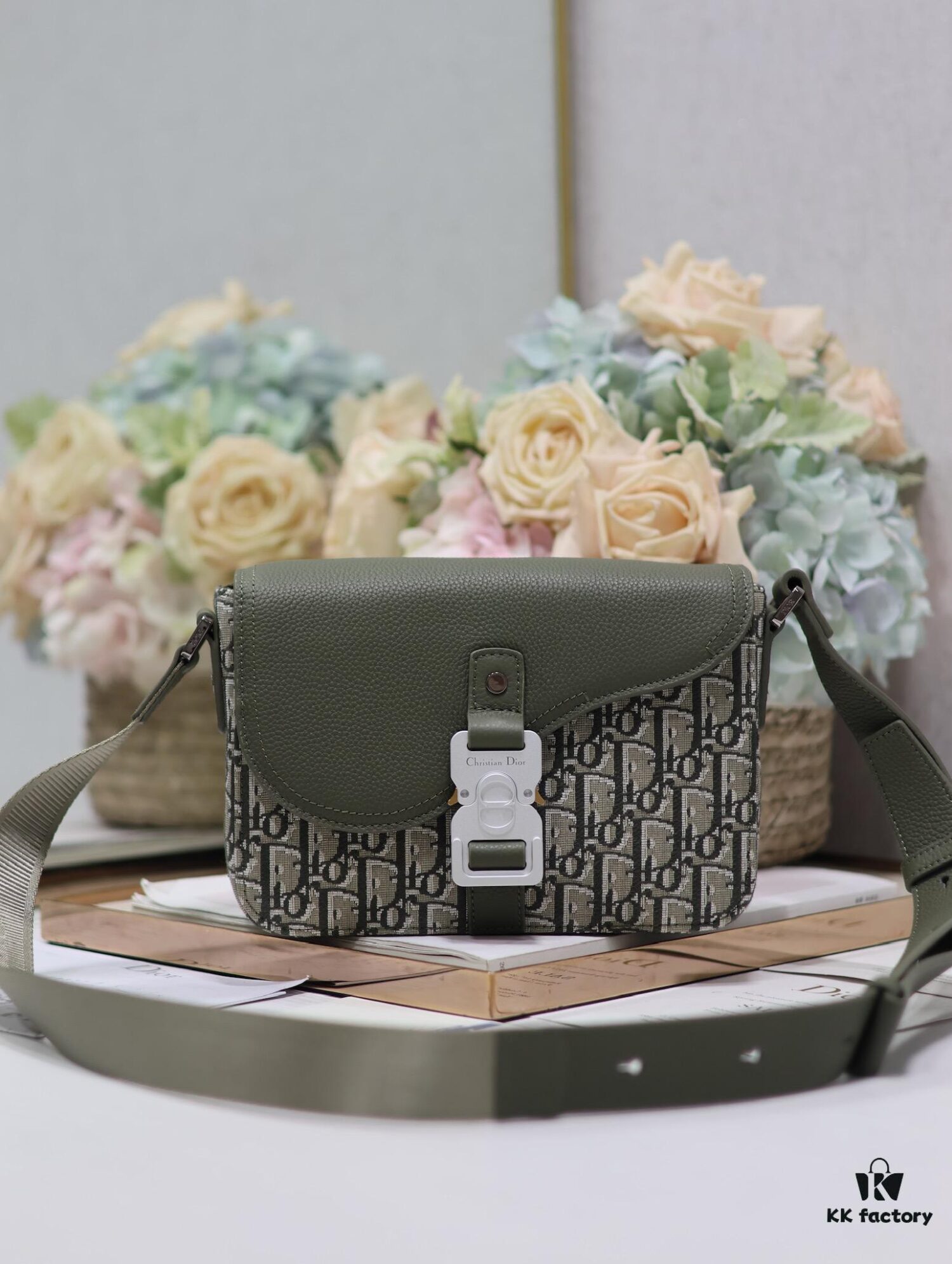 Dior Men's Small Saddle Messenger Bag Available in Three Colors