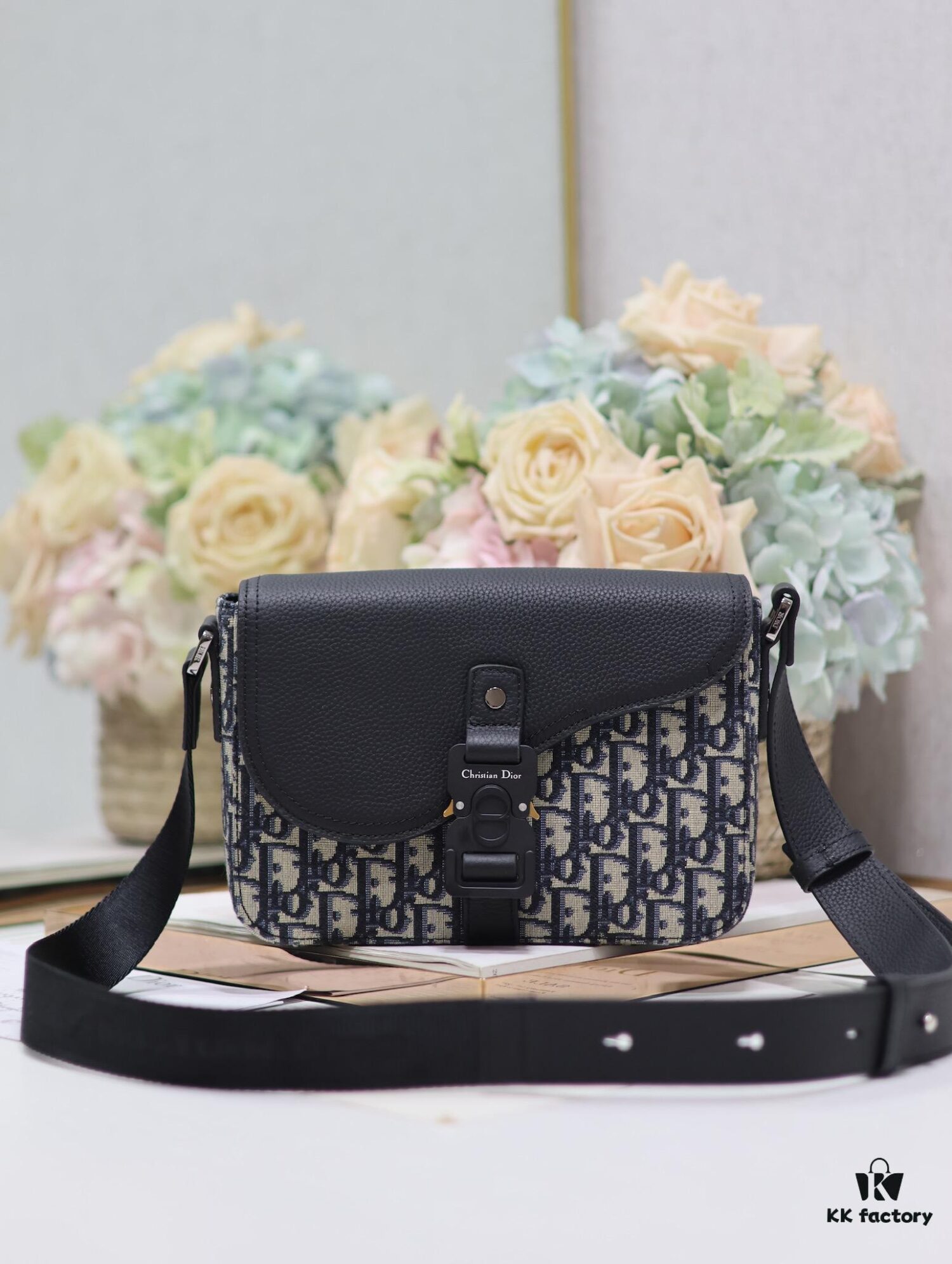 Dior Men's Small Saddle Messenger Bag Available in Three Colors