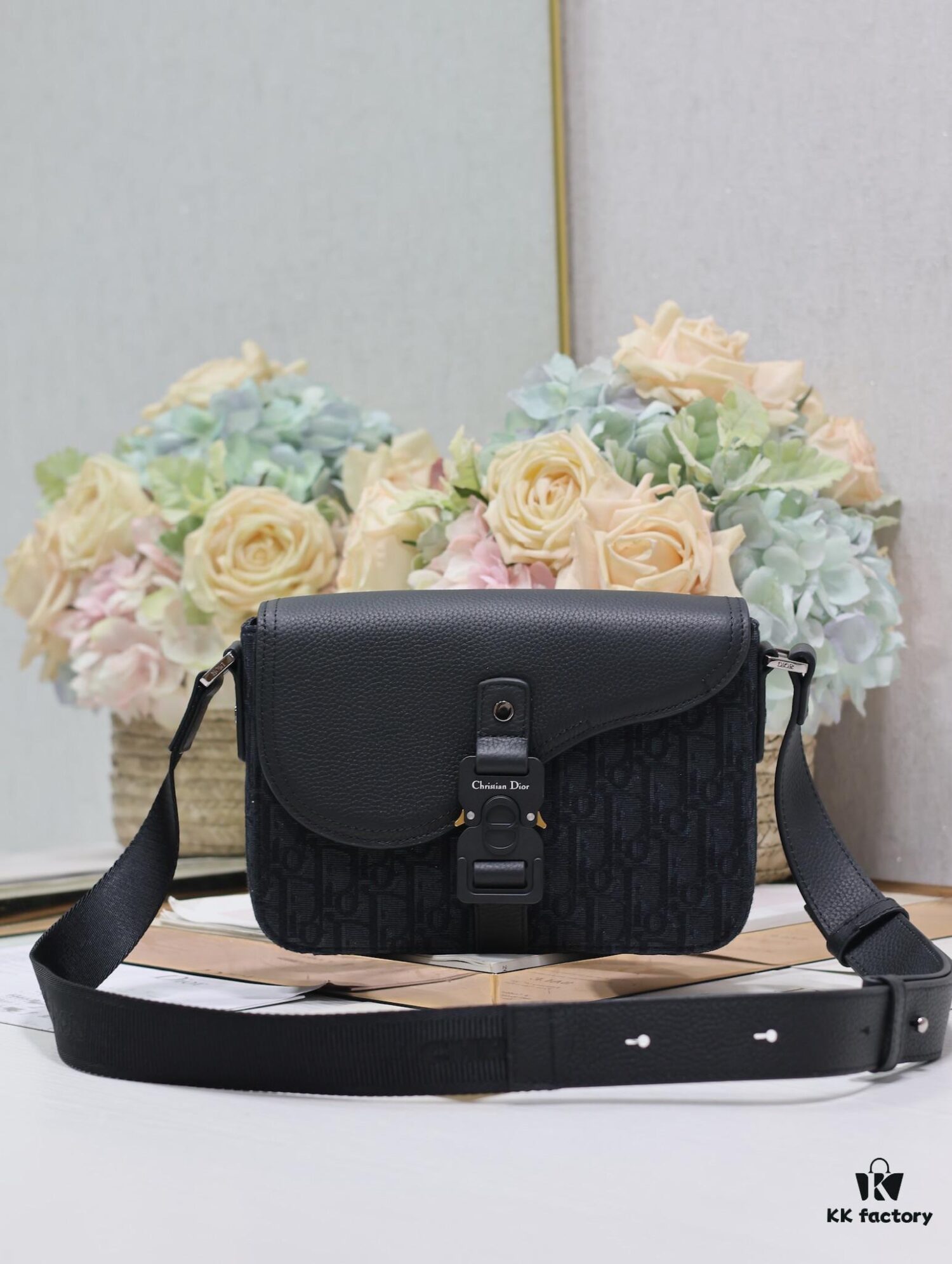 Dior Men's Small Saddle Messenger Bag Available in Three Colors