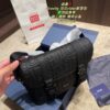 Dior Gravity Embossed Rider Sling Bag for Men, HitThe Road Style Camera Bag, Single Shoulder Crossbody Bag