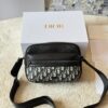Genuine Leather Version DIOR Men's Messenger Bag
