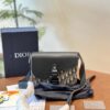 Full Leather with Vintage Pattern: Dior's New Men's Saddle Messenger Bag