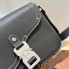 Full Leather Dior Men's Saddle Messenger Bag