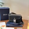 Full Leather Dior Men's Saddle Messenger Bag