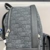 DIOR Men's Sac à dos 8 Denim Saddle Backpack, Unisex Large-Capacity Backpack, School Bag with Precise Inlay Craftsmanship, Classic and Versatile