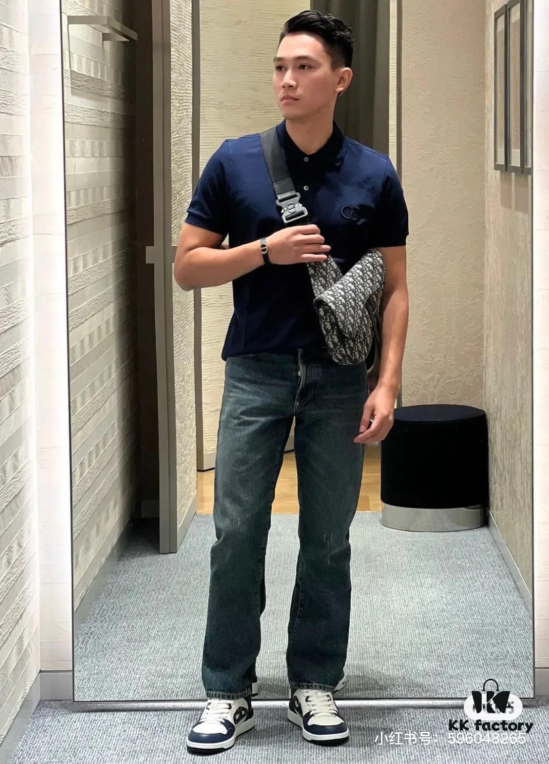 Xihan | Mechanical Buckle Classic Dior Men's Saddle Bag