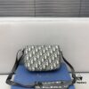 DIOR AND PARLEY Saddle Bag Unisex Crossbody Bag for Men and Women, Flap Shoulder Bag with Inlay Craftsmanship, Celebrity Must-Have Item