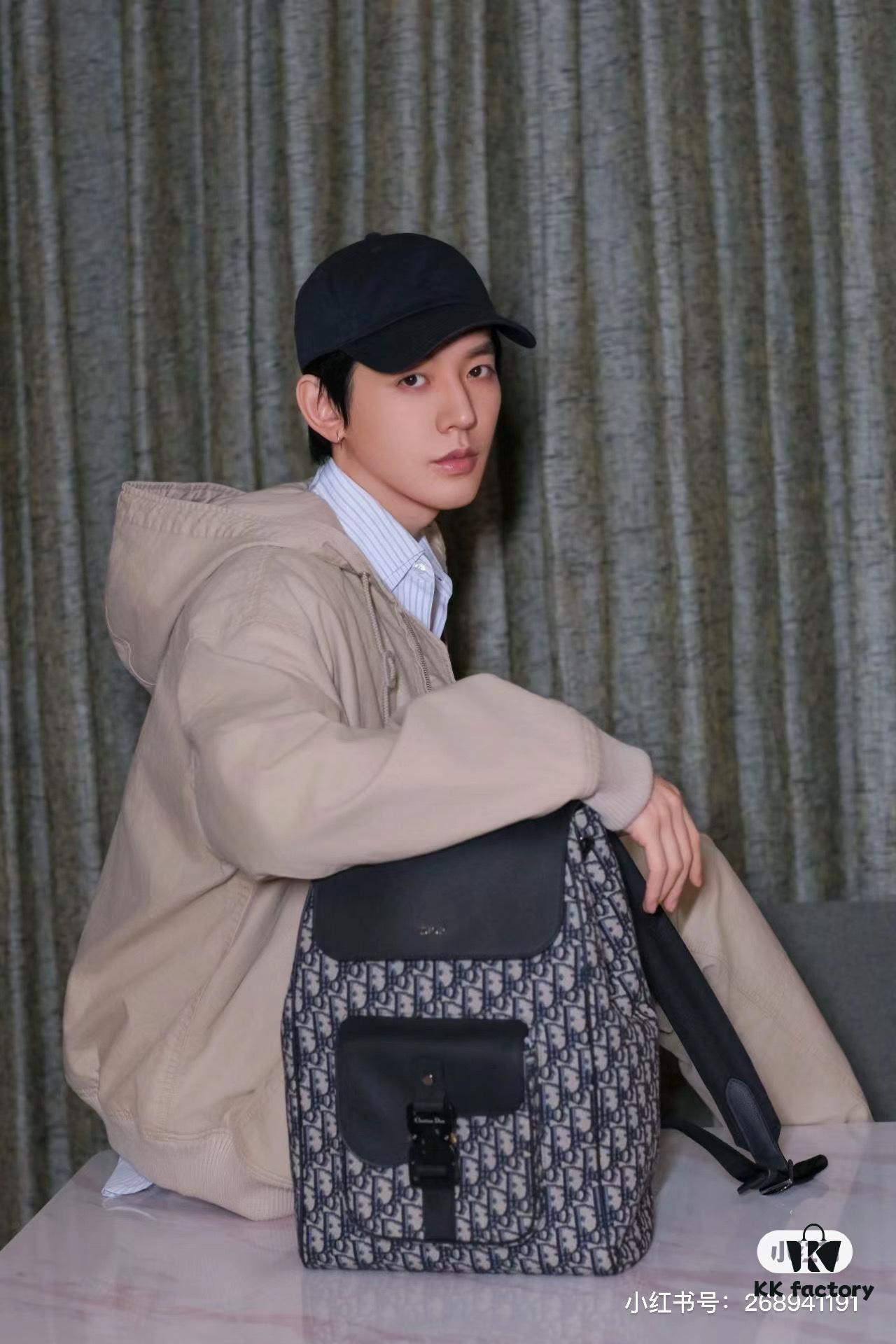 Dior Men's New Heavyweight Vintage Print Backpack