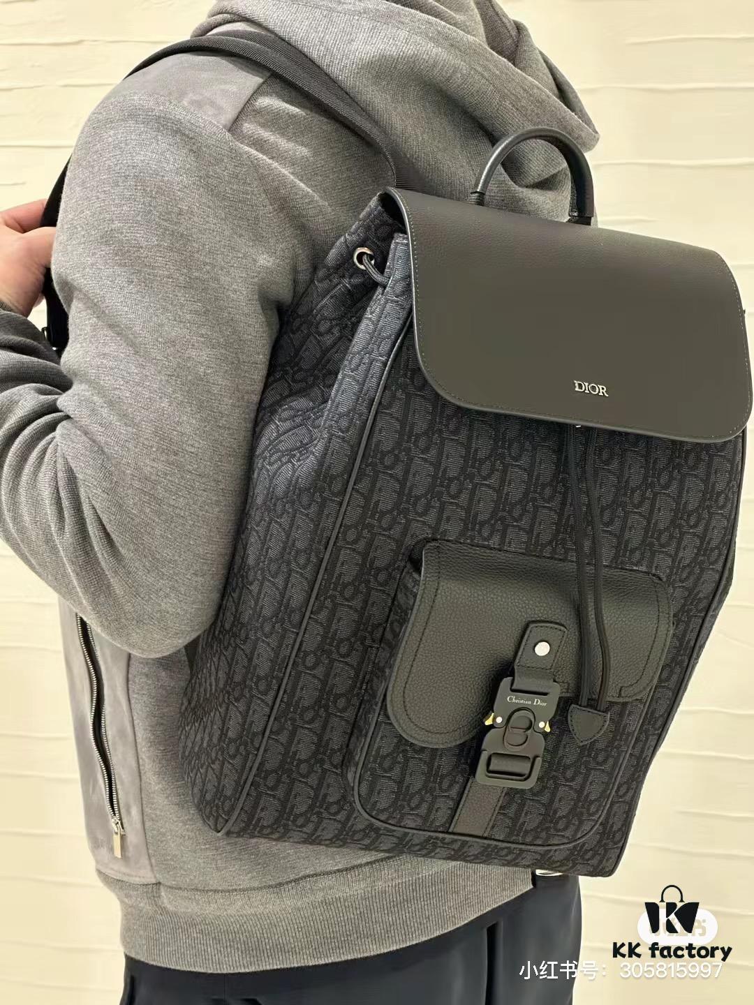 Dior Men's New Heavyweight Vintage Print Backpack