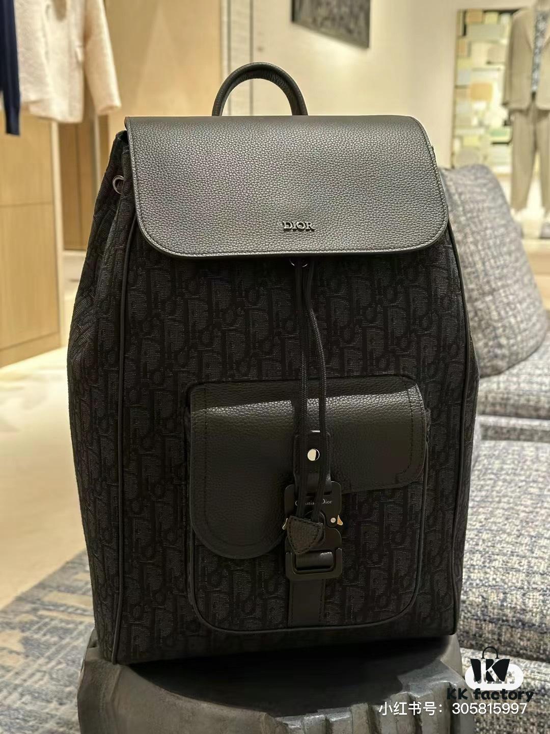 Dior Men's New Heavyweight Vintage Print Backpack