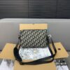 DIOR Dior8 Series Men's Flip-top Shoulder Satchel Unisex Messenger Bag Celebrity Item