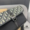 DIOR Dior8 Series Men's Flip-top Shoulder Satchel Unisex Messenger Bag Celebrity Item