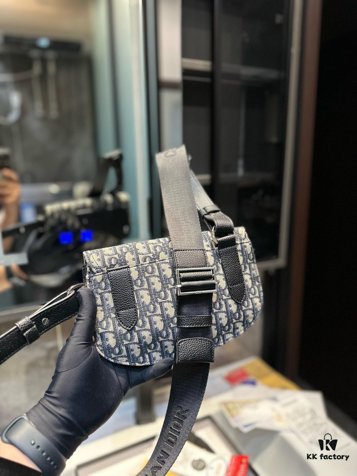 ❤️ (Gift Box Packaging) ❤️ Dior DIOR Saddle Men's Saddle Bag