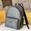 DISCOVERY Leather Backpack N40514 Black Grid