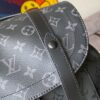 Authentic Louis Vuitton M45419 Silver Flower Backpack ✈️ Christopher Mini Backpack in Monogram Eclipse Canvas