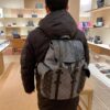 Original New Chip Version Christopher Small Bicolor Backpack Model: M46331