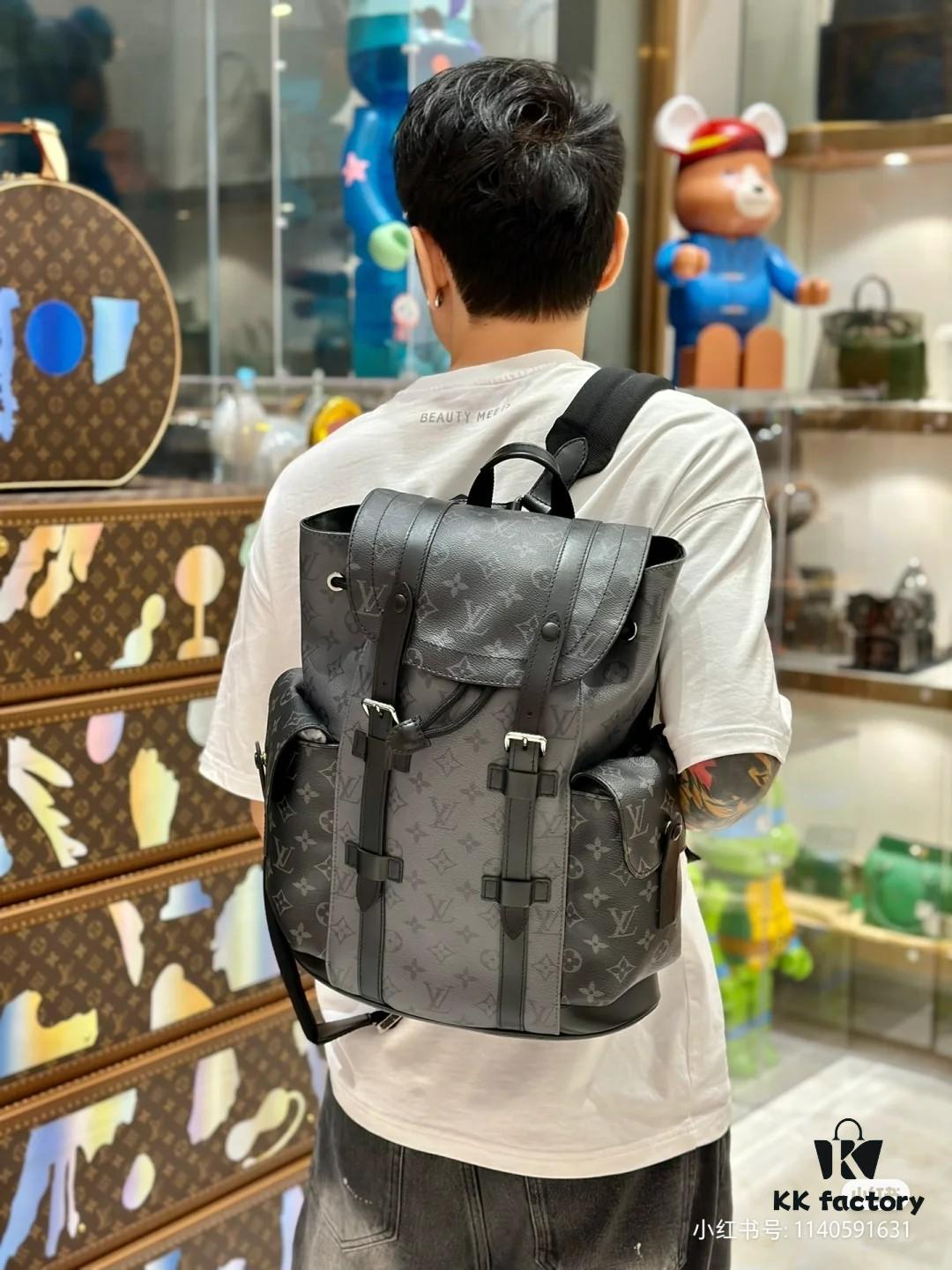 Original New Chip Version Christopher Small Bicolor Backpack Model: M46331