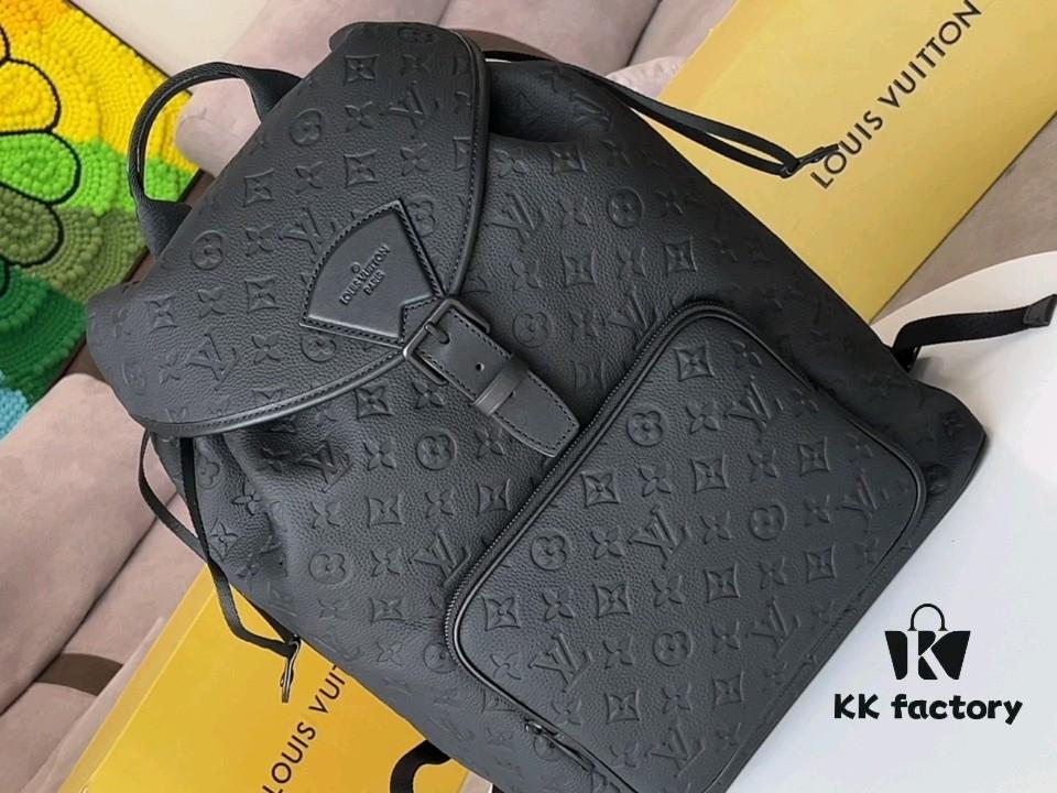 Top-Quality Original Stock Re-coded Chip M23127 Backpack Genuine Embossed Calfskin