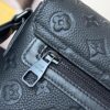 S-Cape Messenger Bag in M23741 Monogram Embossed Taurillon Cowhide Leather (M46794 Black Pattern)