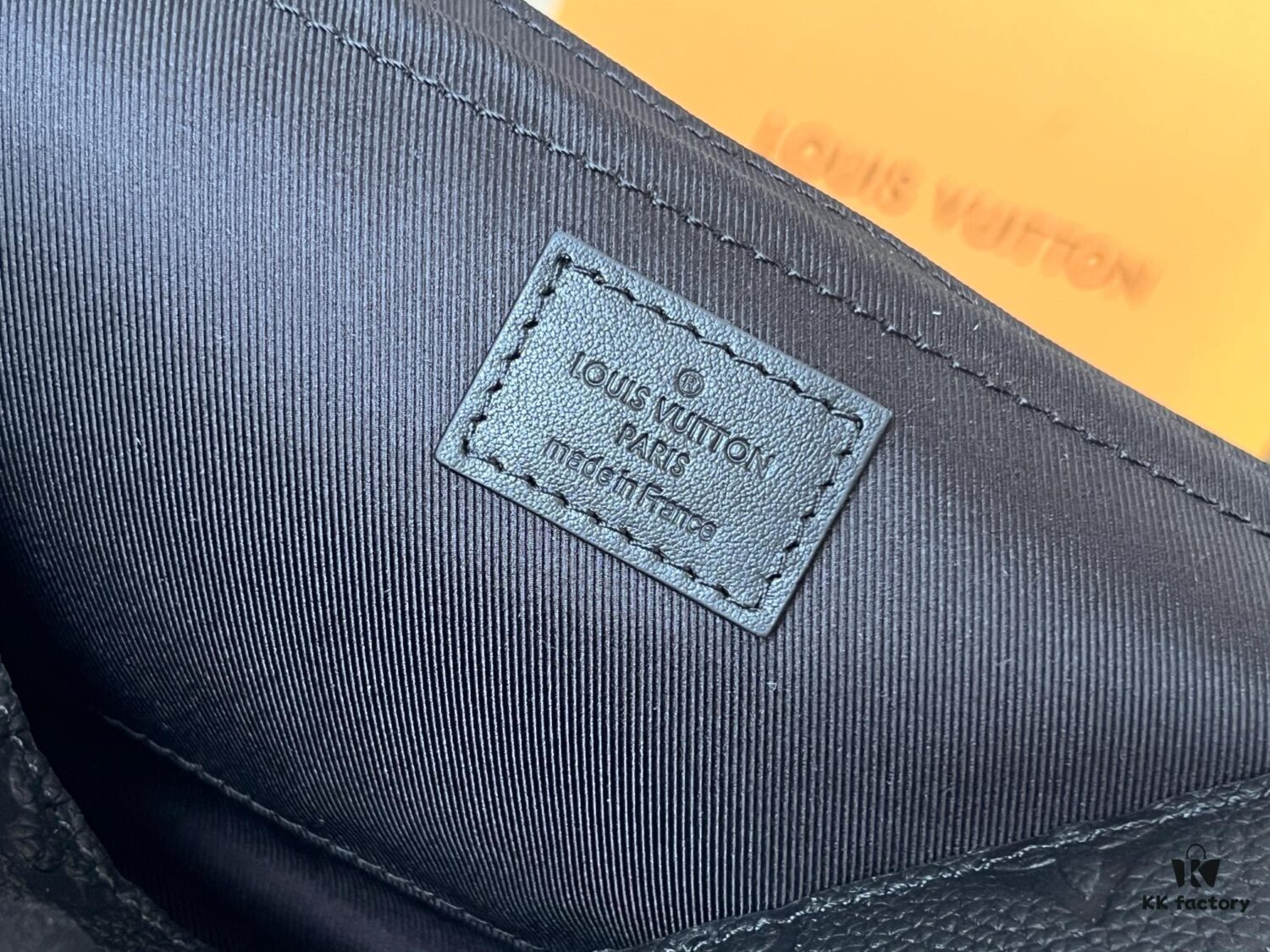 S-Cape Messenger Bag in M23741 Monogram Embossed Taurillon Cowhide Leather (M46794 Black Pattern)