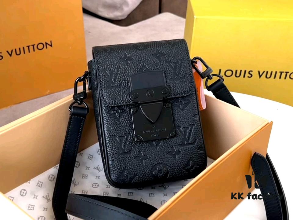 S-LOCK VERTICAL WEARABLE Wallet M81524 Khaki (Embossed)