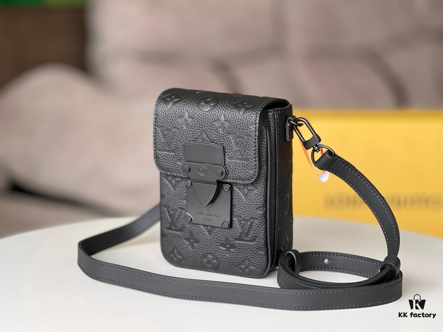 S-LOCK VERTICAL WEARABLE Wallet M81524 Khaki (Embossed)