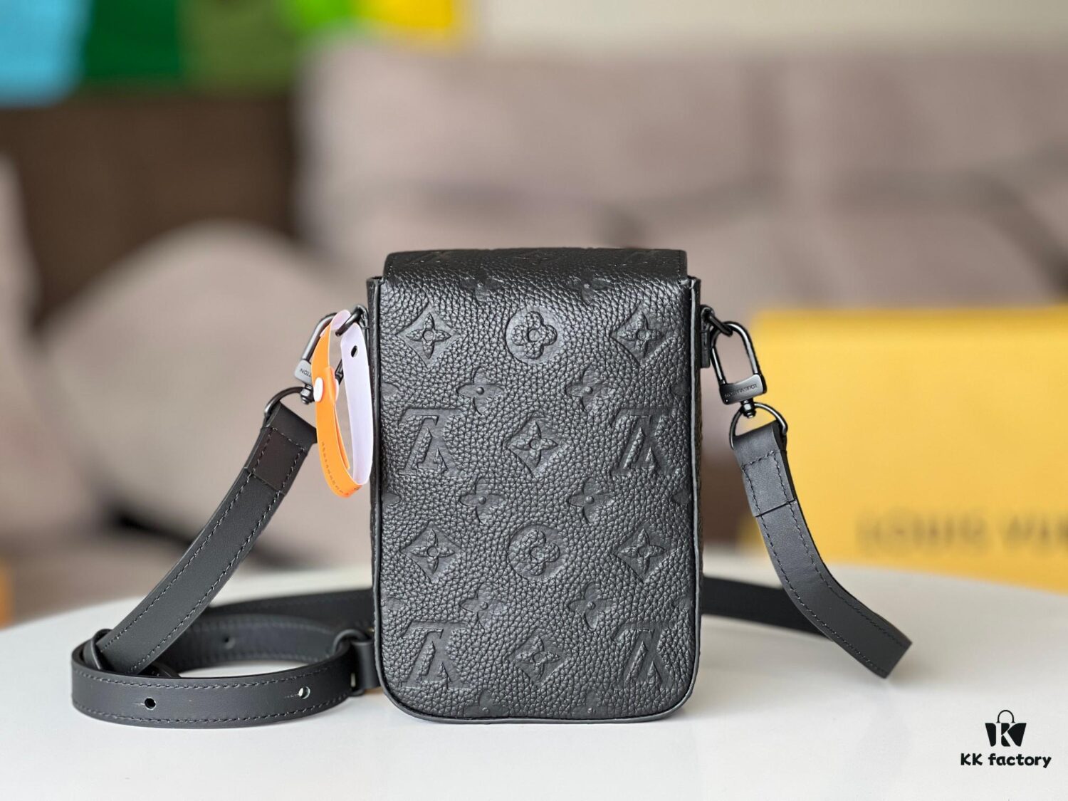 S-LOCK VERTICAL WEARABLE Wallet M81524 Khaki (Embossed)