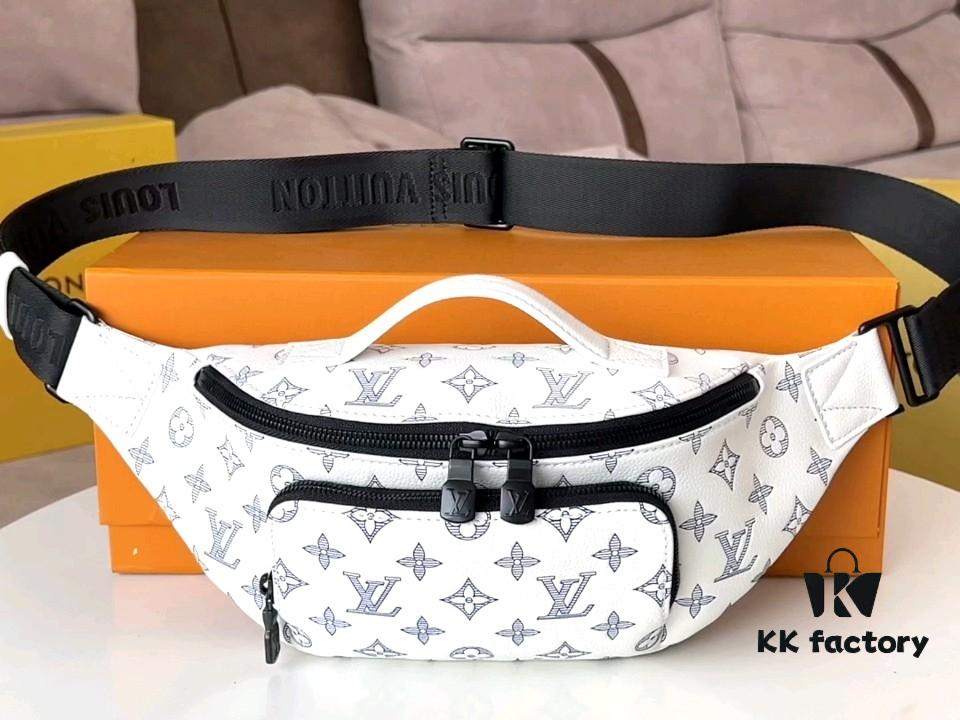 Top-tier Original Order, Full Steel Hardware - Model M25227 White Crossbody Bag Rush Waist Bag