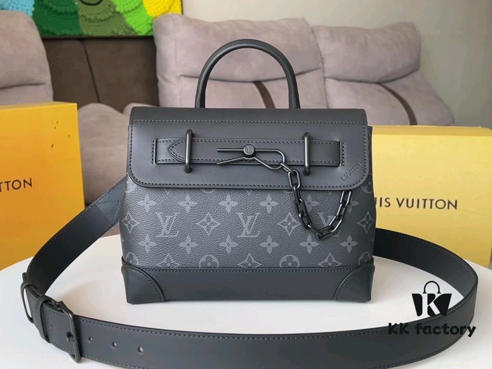 Top-Quality Original Surplus 👽 Model: M46953 Black Flower, 🎱 2024 New Version Unisex 💥💥 This Steamer Mini Bag Combines Modern Ingenuity with Traditional Elements