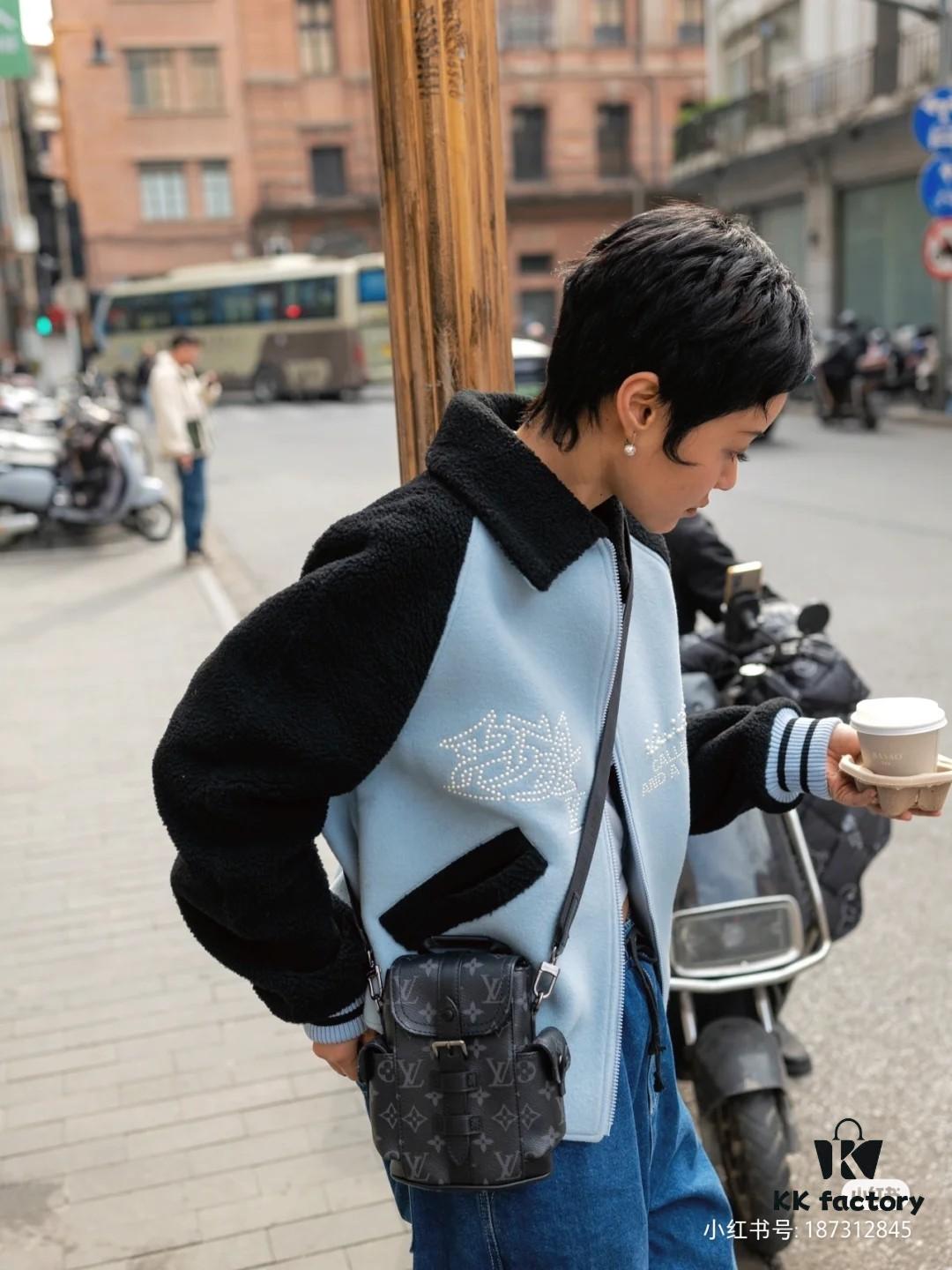 Original Chip Version 💥 Model: M82769 Black Flower Nano Christopher Bag