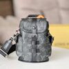Top-Quality Original Stock M82769 Black Monogram Nano Christopher Mini Backpack for Men, 2024 New Arrival
