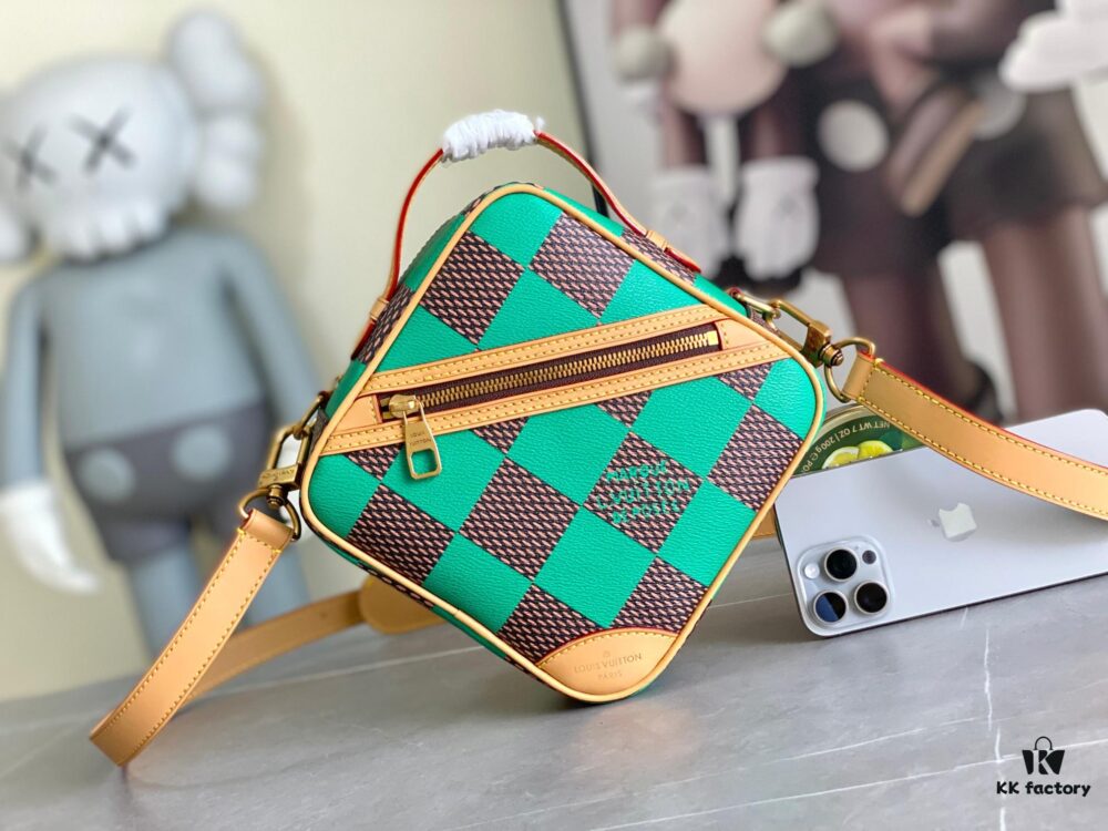 LV Square Bag Louis Vuitton 2024 Men's Spring-Summer Collection Orange N40548 Red N40561 Blue N40547 Green N40563 Yellow N40562