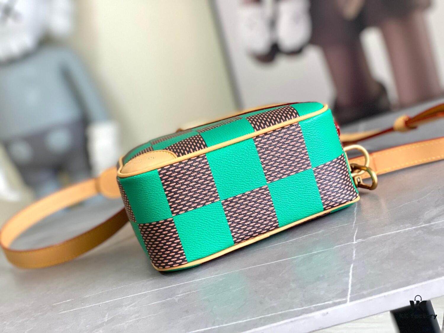 LV Square Bag Louis Vuitton 2024 Men's Spring-Summer Collection Orange N40548 Red N40561 Blue N40547 Green N40563 Yellow N40562