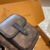 LV CHRISTOPHER Men's Crossbody Camera Bag, Mini Messenger Bag, Phone Pouch, High-Capacity Replica Airplane Box