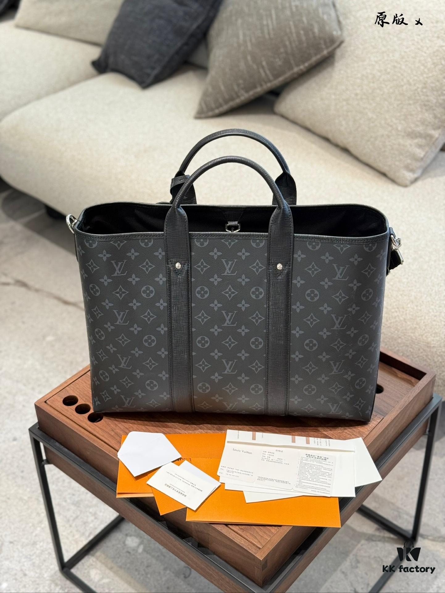 LV Men's Business Bag Casual Briefcase