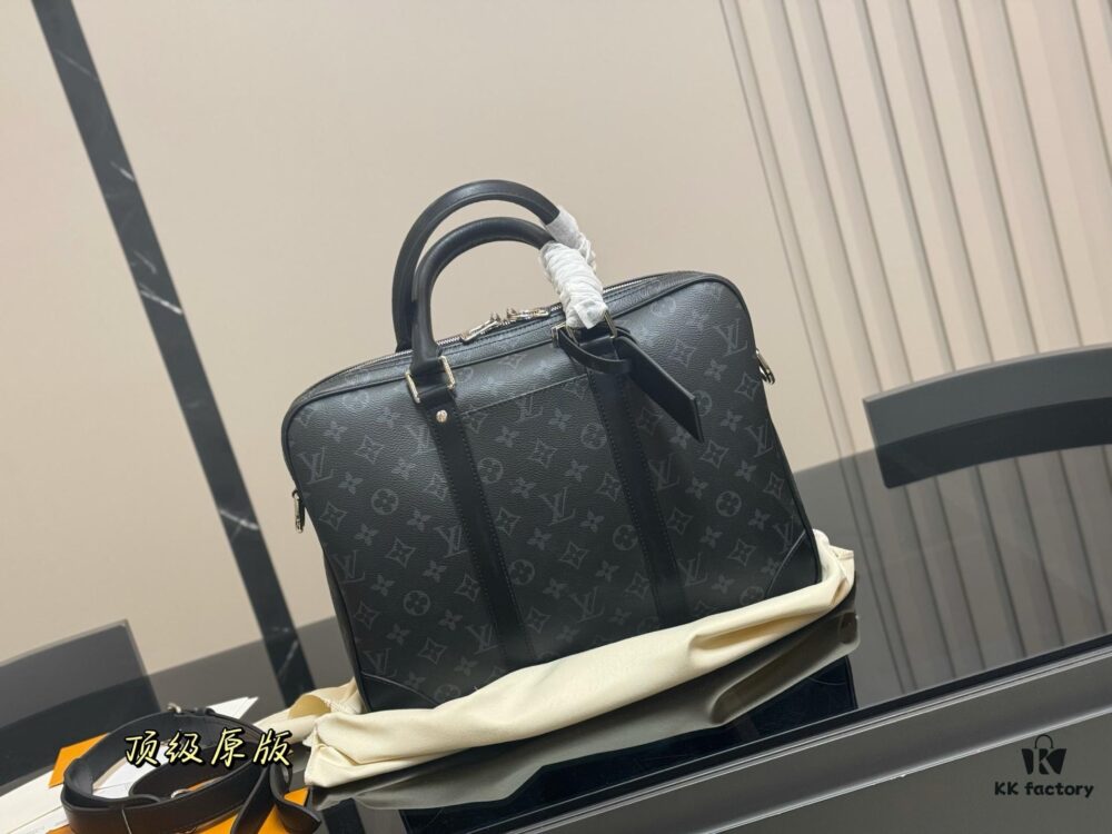 Brand New Men's LV Sac Plat Original Top-Grade Briefcase
