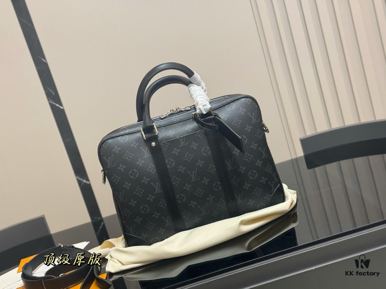 Brand New Men's LV Sac Plat Original Top-Grade Briefcase