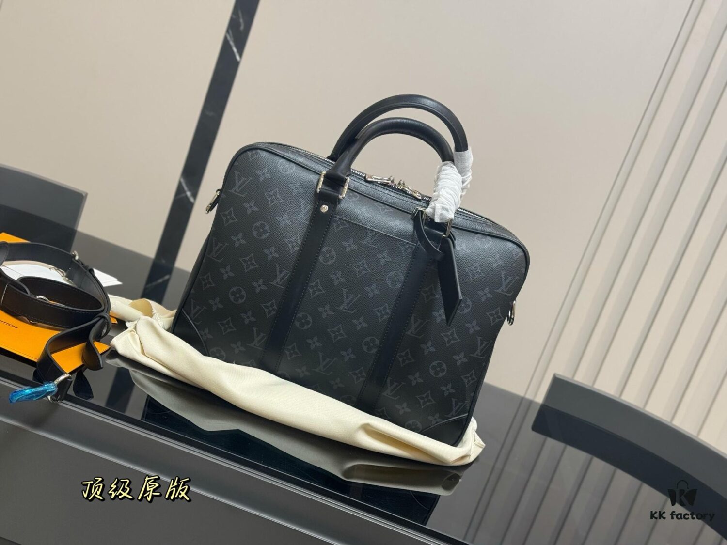 Brand New Men's LV Sac Plat Original Top-Grade Briefcase