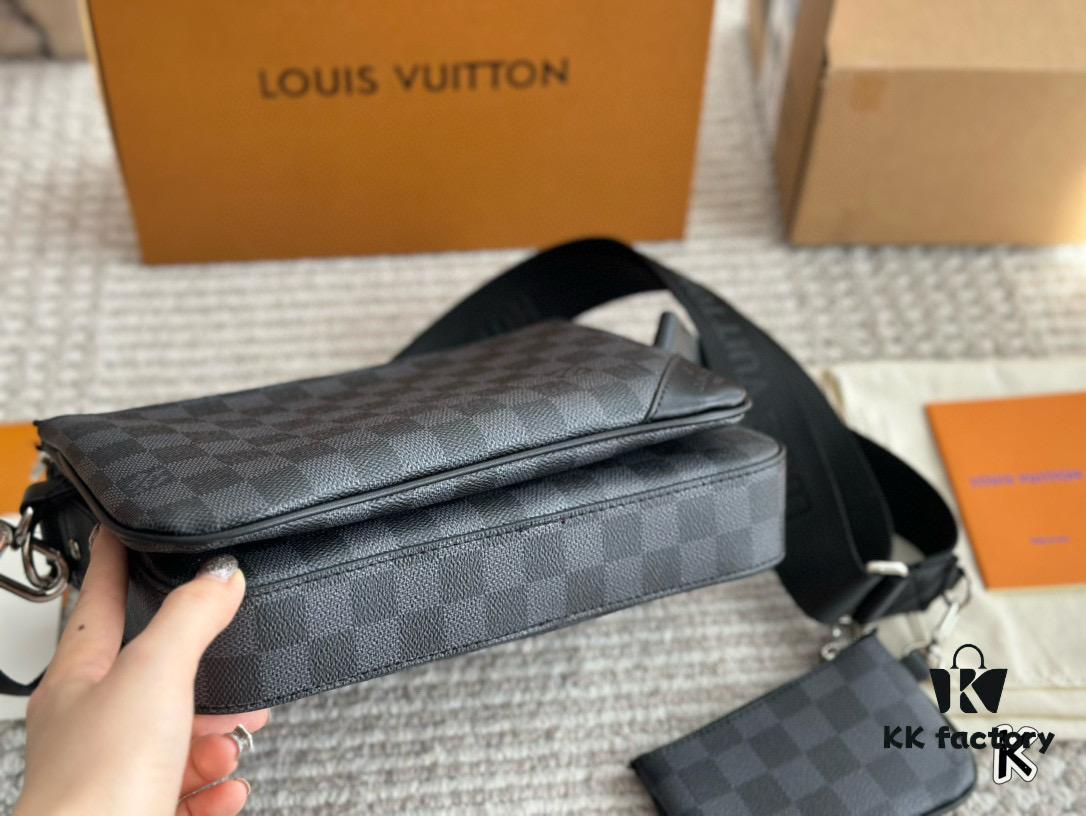 LV Men's Monogram Reversible Three-in-One Bag
