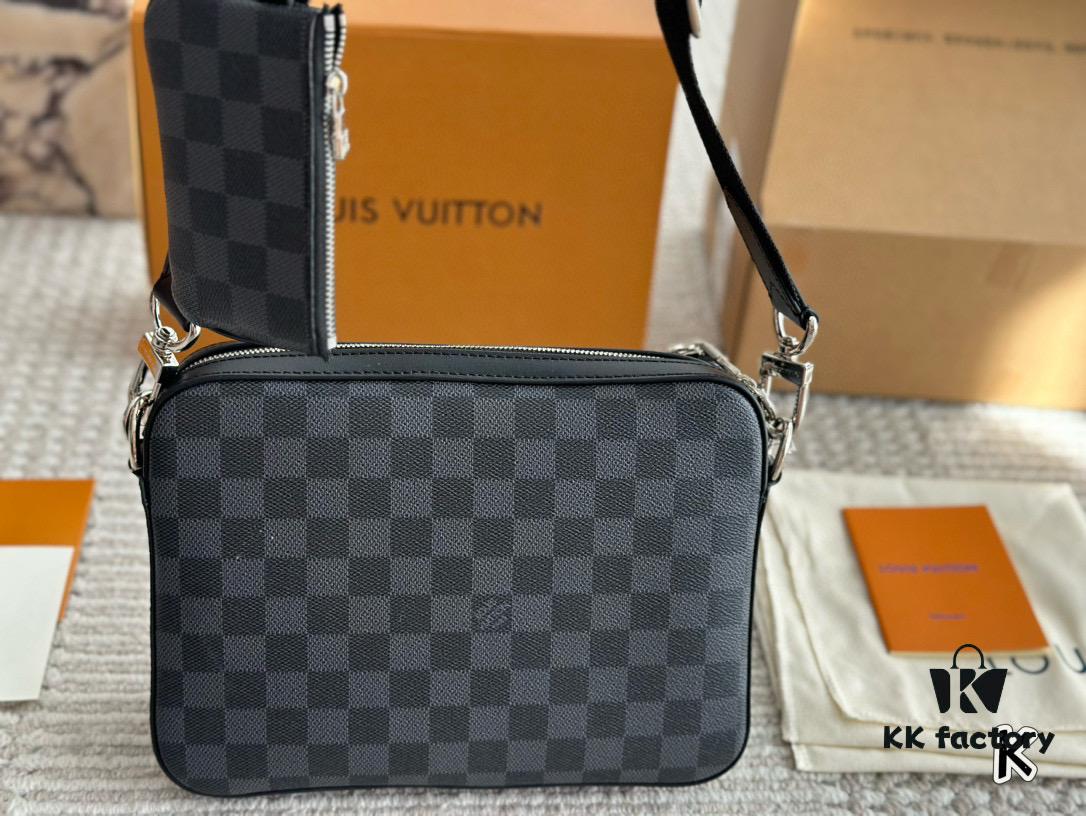 LV Men's Monogram Reversible Three-in-One Bag