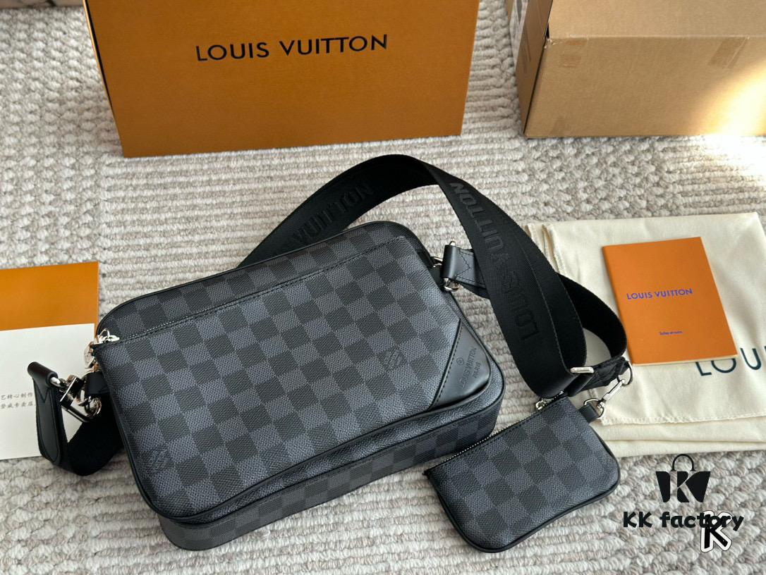 LV Men's Monogram Reversible Three-in-One Bag