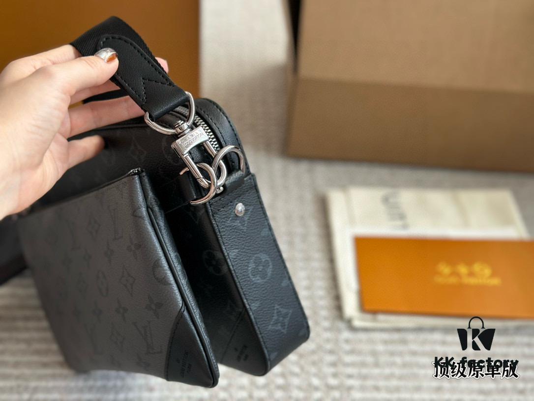 Top Quality Original LV Men's Triple Combo 'Black Samurai' Three-Piece Set Trio Messenger Bag